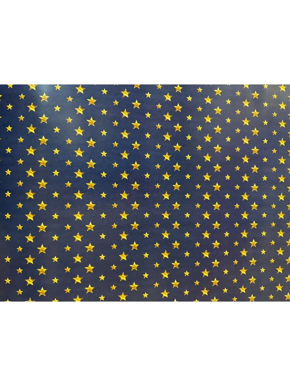 Hallmark Christmas Wrapping Paper Gold Stars Blue Navy 100 sq ft Jumbo Roll